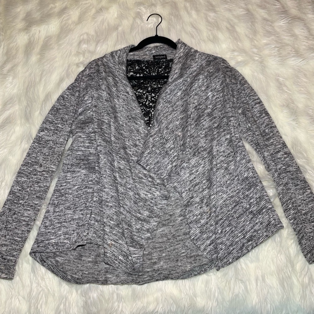 🖤Tempted Women’s Cardigan-Sweater Laced Back XL